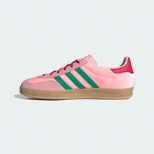Adidas Wmns Gazelle Indoor 'Glow Pink Court Green JI2713 - Pink - View 1