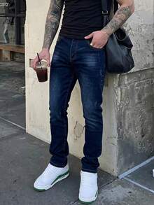 Impala Men Jeans - Navy Blue - View 1