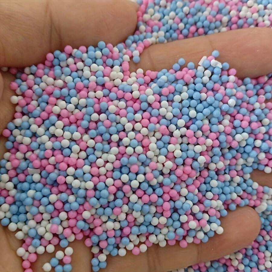2,000pcs 0.2cm/0.08in Colorful Acrylic Micro Beads DIY Filler Accessories - Multicolor - View 1