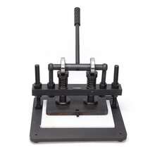 Manual Leather Die Cutter Leather Cutting Machine Steel Plate Press DIY Craft Making Clicker Press Embossing Cutting Machine For Paper Foam Fabric Lea - L2VID5Q000-1@Style - View 6