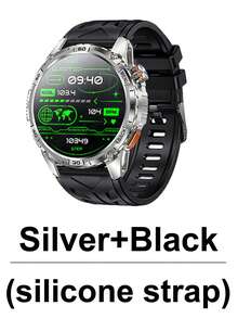 1pc Men's Smart Watch, 1.52-Inch Screen LED Light, Multiple Outdoor Sports Modes, Step Counting, Heart Rate Blood Pressure Blood Oxygen Sleep Health Monitoring, Waterproof Fitness Tracker, Wireless Calling, Voice Assistant - Multicolor - View 12