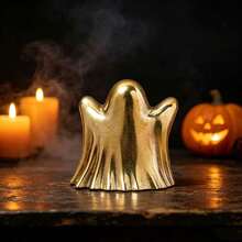 Patung Hantu Berongga Antik dari Kuningan dengan Tampilan Usang, Ornamen Dekoratif untuk Dekorasi Rumah Halloween - 1PC - View 5