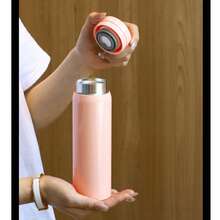 1pc 300ml Stainless Steel Insulated Tumbler, Hot & Cold Coffee Cup, Multiple Colors Available, Compact Portable Pocket Cup, Leak-Proof, Suitable For Coffee And Juice - Multicolor - View 5