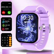 Smart Watch With 180mAh Large Capacity Battery; 1.83-Inch HD Screen; Wireless Calling; Message Notification; Weather Forecast; Watch Face Wallpaper; Colorful Strap; Fashion Style; Best Gift Choice, Suitable As Gift For Friends, Holiday Gift - Multicolor - View 15