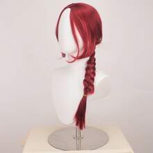 Monster Princess Fiona Cosplay Wig Braided Wig - Burgundy - View 6