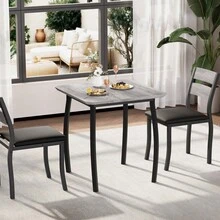 Dining Table & Chair Sets - Grey - View 7