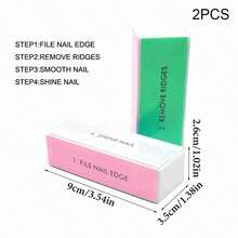 18Pcs/Set Professional Nail Files Manicure Sets Polishing Sanding Buffer File Pedicure Tool Cuticle Pusher Nail Brushes Accssory - Multicolor - View 8