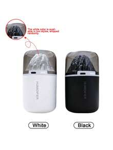 1pc Volcano Aromatherapy Humidifier, Ultrasonic Mist Humidifier With Cracked Volcano LED Atmosphere Night Light, USB Quiet Desktop Air Humidifier, Suitable For Bedroom, Office, Home Decor - one-size - View 12