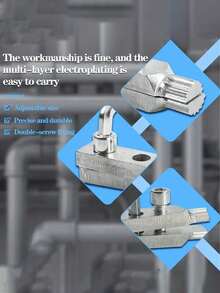 Adjustable Faucet Valve Removal Tool - Pipe And Screw Removal Tool With Soft Blue Handle, Pipe Maintenance Set - A - View 6