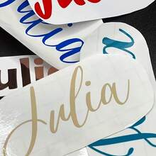 High-Quality Customized Text Transfer Stickers, Personalized Text Customization, No Damage To Paint Surface And No Residue; Supports Customized Text, Suitable For Mountain Bikes And Sports Equipment, Decorative Commemoration, Adding Unique Style To Items - Multicolor - View 4