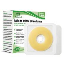 Pulsovital Anillo de Sellado para Ostomías 4 mm, Hidrocoloide Grado Médico Hipoalergénico, Moldeable 20-70 mm, Antifugas, Protección de Piel Periestomal, 10 Unidades - 4 mm - Ver 9