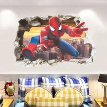 FIFA Spider-Man Wall Sticker Decal For Living Room Decor Background Wall, Removable, Suitable For Christmas Background Wall Decoration, Also Can Be Used As Birthday Gift - B - View 2