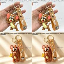 Warner Bros Cartoon Cute Exquisite Cartoon Couple Gift Keychain Backpack Pendant Souvenir Small Gift Backpack Pendant Cute Bag Pendant Portable Keychain Travel Accessory Unisex Bag Pendant Cute Exquisite Small Gift - Multicolor - View 18