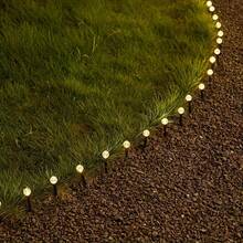 Solar LED Cracked Glass Ball Ground Lights, Auto Activated At Dark, IP44 Waterproof Outdoor Lamps, Beautiful Landscape Lighting For Garden, Campsite, Courtyard Night Scene - Black - View 18