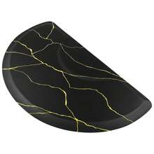 Pro 3'x5'x1/2" Semi-Circle Anti-Fatigue Salon Chair Mat Barber Chair Floor Mat - Default - View 10