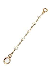 Butterfly + Circle Buckle Alloy Metal Chain Strap, Gold And Silver Dual-Color Replacement Bag Strap, Niche Exquisite Handbag Crossbody Bag Decorative Chain - Multicolor - View 10