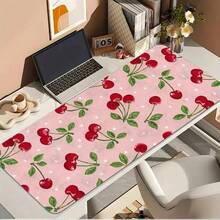 Cherry Polka Dot Gaming Mouse Pad - Featuring Non-Slip Rubber Base, Washable Surface, And Fun Design Suitable For Office, School, And Home Decor, Perfect For Your Keyboard And Mouse - Cherry Polka Dot - View 11