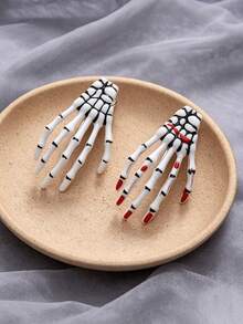 2pcs Kids Hair Accessories Halloween Hair Clips-Fun Design Side Clips,Suitable For Party, Holiday Decoration Hair Clips,Perfect For Top Hair Styling - Multicolor - View 8