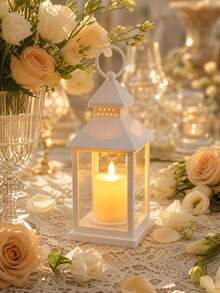 Retro Lantern Decor, LED Flickering Flameless Candle Battery Powered LED Hanging Lamp, Suitable For Indoor Outdoor Garden Patio Home Decor - Hand-held Candle Lantern - View 3
