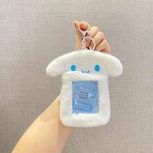 SANRIO Tempat Kartu Boneka Kartun Lucu, Sarung Kartu Foto Boneka Hewan Kawaii dengan Jendela Transparan & Gantungan, Kantong Penyimpanan Kartu Koleksi Mini, Hadiah Alat Tulis untuk Anak Perempuan, Aksesoris Dekorasi Gantungan Tas Ransel - MultiWarna - View 14