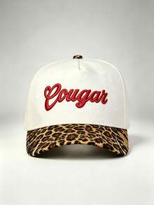 1pc Men 'eougan' Embroidered Two Tone Baseball Cap Adjustable Design Perfect For Spring And Fall Trips, Beach Parties, Running, And Sun Protection - Multicolor - View 8