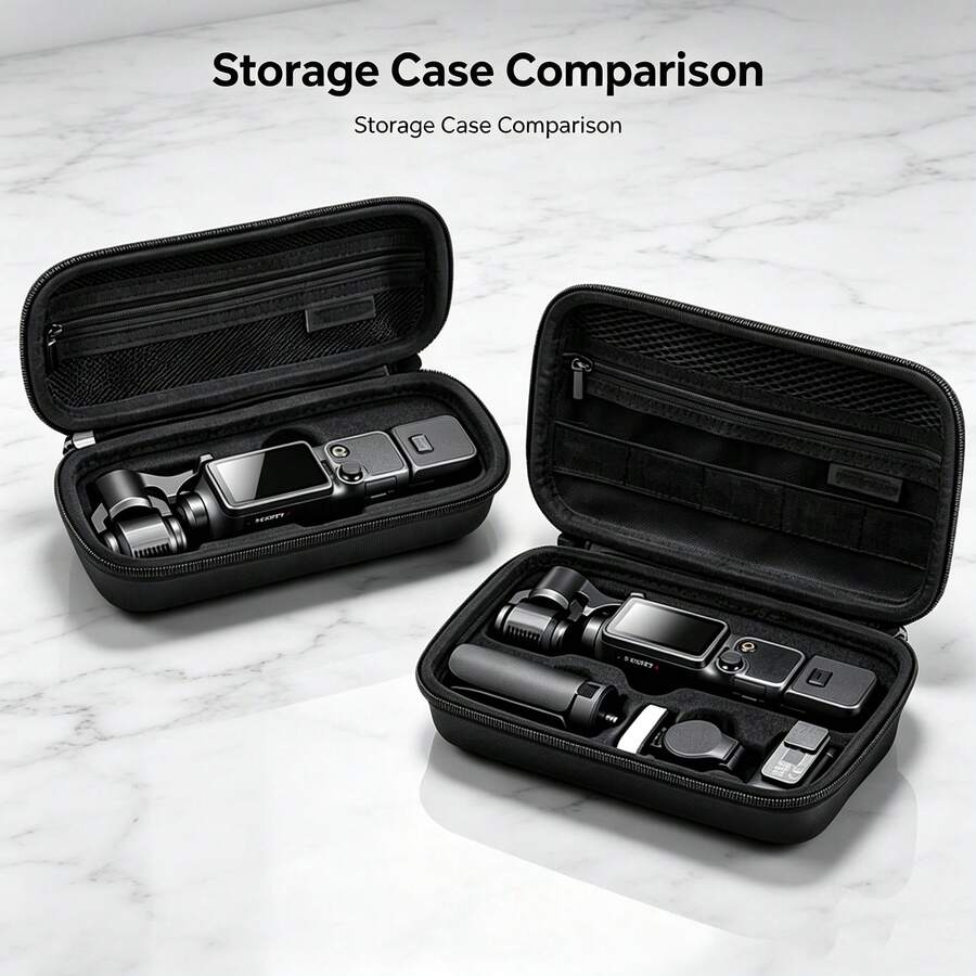 Portable Hard Shell Carrying Case Compatible With DJI Osmo Pocket 4 Pocket 3 Gimbal Camera, Shockproof Waterproof Pressure Resistant Travel Storage Bag For Outdoor Shooting Camera Accessories - View 1