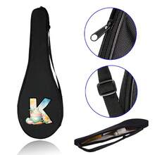 1pc Badminton Racket Bag, Shoulder Bag, Sports Equipment Storage Bag, Protective Cover, Portable Sports Storage Bag, Sports Equipment Accessories - Black - View 15
