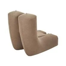 Portable L-Shaped Inflatable Outdoor Rocking Chair Sofa, PVC Flocked Fabric Ultra-Light Inflatable Lounge Chair, Camping Beach Pool Yard Travel Leisure Sofa, Halloween Christmas Gift - Rocking Sofa - View 9