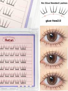 36 Clusters Glue‑Free Self‑Adhesive Ultra‑Thin Cluster Lashes, Perfect For Daily Outings, Festive Celebrations, Christmas, New Year Gifts And Other Occasions. - View 1