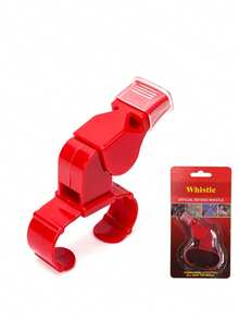 Finger Grip Referee Whistle, High Decibel Plastic Sports Whistle With Finger Ring, Detachable Silicone Mouthpiece, Suitable For Football, Basketball Games And Training - Multicolor - View 15