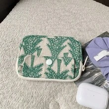Multi-Functional Double Layer Storage Bag, Earphone Data Cable Coin Lipstick Organizer, ID Card Holder Clutch - Multicolor - View 15