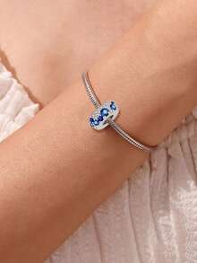 1 Pc Star And Moon Fixed Buckle, Suitable For DIY Bracelet, Necklace, Bracelet And Other Jewelry Production, Is The Perfect Gift For Women And Girls - Silver - View 4