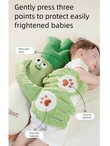 Baby Soothing Palm Pillow, Double Hand Hugging Baby, Toddler Pillow, Anti-Startle Soothing Pillow, Palm And Pillow Integrated Design, Essential For Home Childcare - Multicolor - View 6