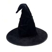 1pc Witch Hat, 15 Inch Large Witch Costume Hat, Suitable For Adults And Teens, Halloween Gift, Christmas Gift, New Year Gift, Easter Gift, Party Gift, Queue Toy 1, Novelty Cosplay Accessory, Halloween Costume Party, Christmas Costume Party, Carnival Magician Hat - Multicolor - View 6