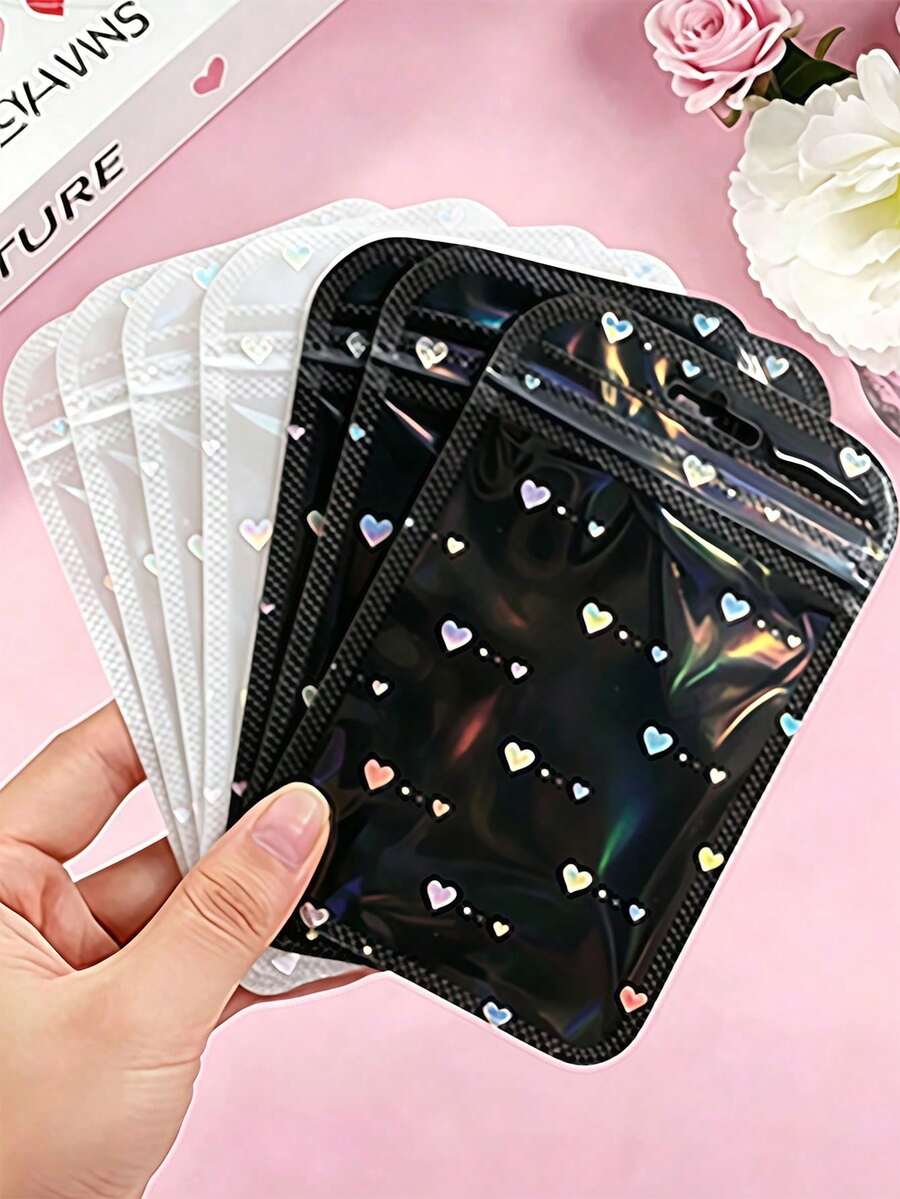 100/30/10 Clear Self-Sealing Jewelry Bags, Anti-Oxidation Jewelry Bags, Jewelry Zipper Bags, Dust-Proof Clear Jewelry Storage Bags, Clear Portable Jewelry Bags, For Convenient Jewelry Storage And Display. - Multicolor - View 1