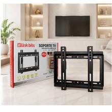 Linkbits Fixed Wall Mount For 14 To 43-Inch TVs – Heavy-Duty, Space-Saving Design - Black - View 1