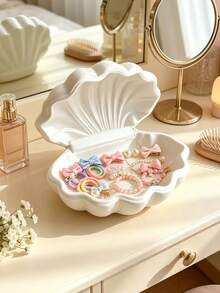 1pc Shell-Shaped Storage Box, Girl's Hair Accessories And Jewelry ...
