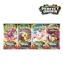 asmodee 10pcs/60pcsPokemon TCG Perfect Order Booster Box,  Mega Evolution Series Trading Cards, Collectible Game Card Set, Hobby Gift For Kids & Collectors - Style Random - View 3
