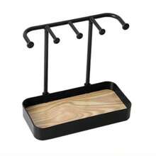 Multi-Color Multi-Function Vanity Jewelry Organizer/Jewelry Box/Necklace Rack, Room Decor Bead & Jewelry Storage Box, Can Store Earrings, Bracelets, Rings, Hair Clips, Watches, Keys And Perfume And Other Accessories. - Multicolor - View 9