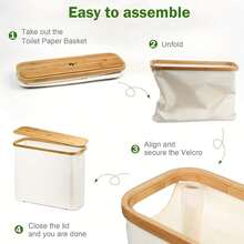 1pc Toilet Paper Storage Box, Roll Paper Holder, Tissue Rack, Foldable Bathroom Accessory, Laundry Basket, 600D Oxford Fabric, Non-Slip Base, Toilet Paper, Roll Paper, Toy Storage, Suitable For Halloween, Christmas, Bathroom Accessory - Multicolor - View 8