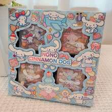 Bộ nhãn dán hoạt hình Sanrio dễ thương 1/4 hộp, nhãn dán tự dính chống nước, họa tiết tươi mới và đáng yêu, trang trí DIY cho sổ kế hoạch, bình nước, sổ tay, hành lý, vật liệu thủ công nữ tính, trang trí hàng ngày cho học sinh, quà tặng ngày lễ - Nhiều màu - Xem 16