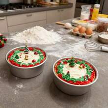 Aluminum Round Cake Pan, Deep Side Round Baking Pan, Cake Pan With Removable Bottom - View 1