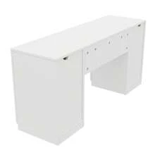 Desk Made Of Wood With 4 Drawers With Storage With Drawers White For Home Office And Study - White - View 10