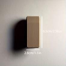 1pc Wall-Mounted Press Lock Towel Rack, Suitable For Bathroom, Kitchen And Entryway. Can Hang Towels, Coats, Bags, Clothes, Etc., With Anti-Slip Thickened Striped Design. - Multicolor - View 9
