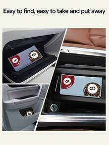 Lucky 8 Pool Table Car Registration & Insurance Document Holder – Vehicle Glove Box Organizer, Auto & Truck Storage Accessory, Ideal For Storing Important Papers, Driver Licenses, Passports, Cards, Small Auto Accessories And Other Documents. - Multicolor - View 10