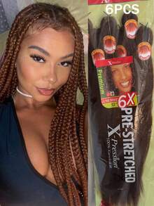 6pcs EZ Large Braid Flame Retardant Fiber African Dreadlocks1 Crochet Hook - Multicolor - View 14