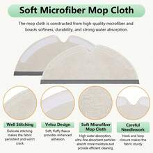 Wipes For Q5 Pro, Q5 Pro+, Q8 Max, Q8Max+, S5, S5 Max, S6, S6 Pure, S6 MaxV, Q7, Q7Max Robot Vacuum Cleaner, Soft, Washable And Reusable Replacement Mop - View 5
