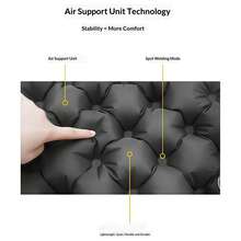 1PC Ultra Light Inflatable Seat Cushion, Portable TPU Nylon Camping Sitting Pad, Waterproof Anti-Moisture Chair Pad For Outdoor Picnic Office - Outdoor Inflatable Seat Cushion - View 5