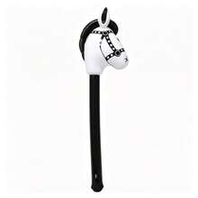 Colorful Inflatable Horse Head Stick, Theme Party Atmosphere Prop, Stage Event Photography Handheld Inflatable Toy Pony Stick - Multicolor - View 9