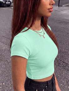 Impala Women T-Shirts - Mint Blue - View 3